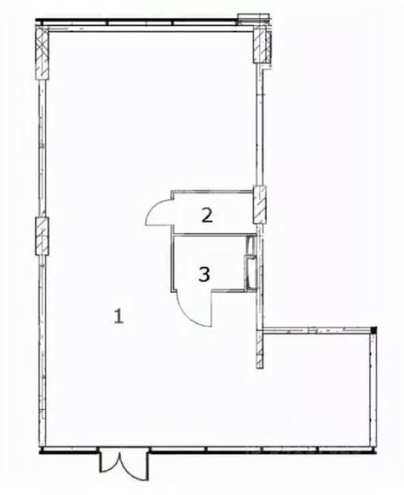 Помещение свободного назначения в Москва ул. Петра Кончаловского, 5 ... - Фото 2