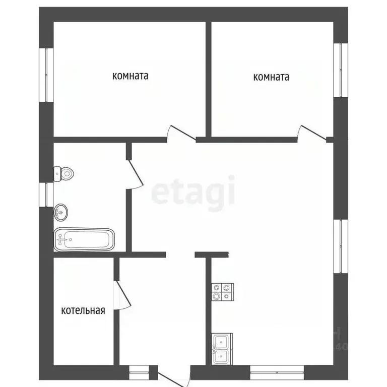 Дом в Тюменская область, Тюмень Торфяник-1 СНТ, ул. Центральная (73 м) - Фото 1