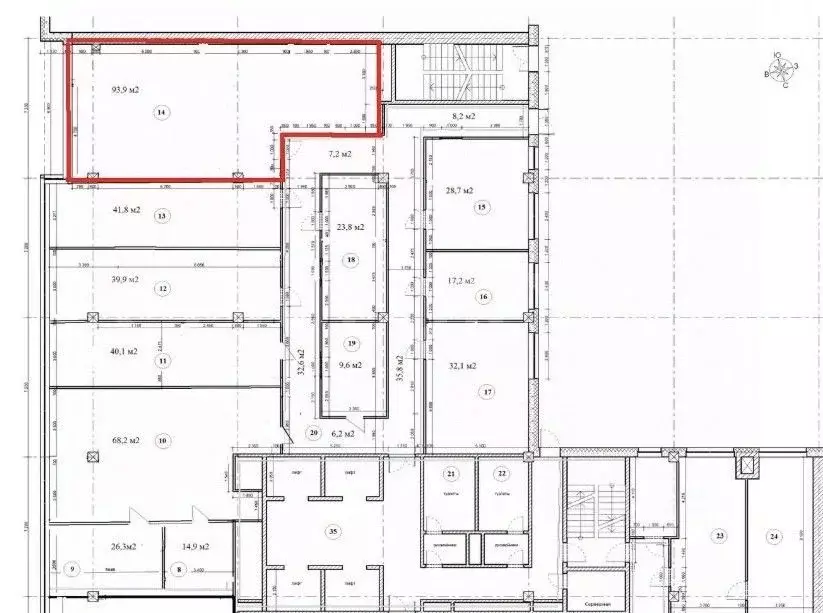 Офис в Московская область, Красногорск бул. Строителей, 4к1 (94 м) - Фото 2