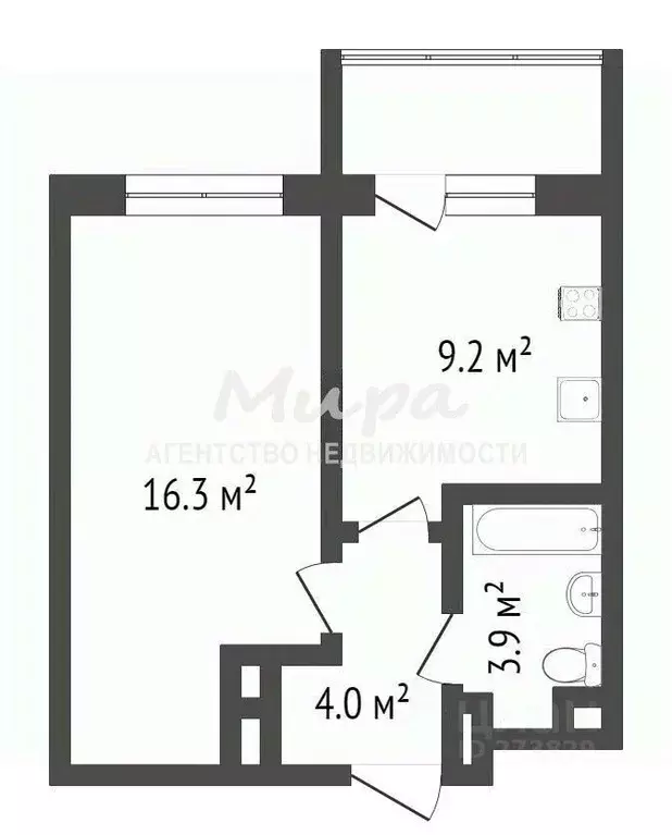 1-к кв. Московская область, Люберцы Красная Горка мкр, ул. ... - Фото 2