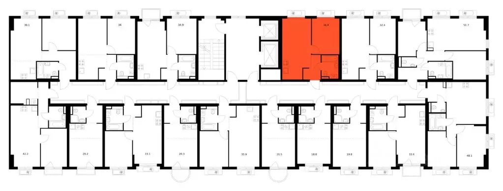 1-к кв. Московская область, Ленинский городской округ, Боброво пгт ... - Фото 2