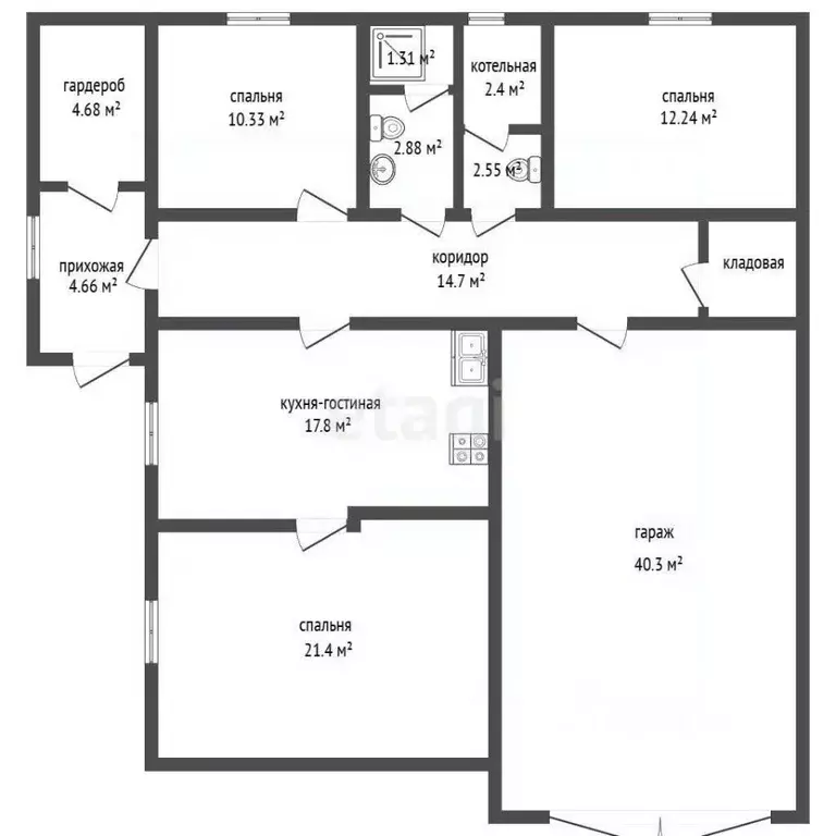 Дом в Белгородская область, Белгород ул. Горького, 19 (137 м) - Фото 2