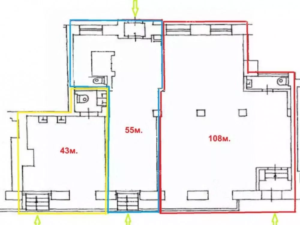Помещение свободного назначения в Москва ул. Костякова, 6/5 (55 м) - Фото 2
