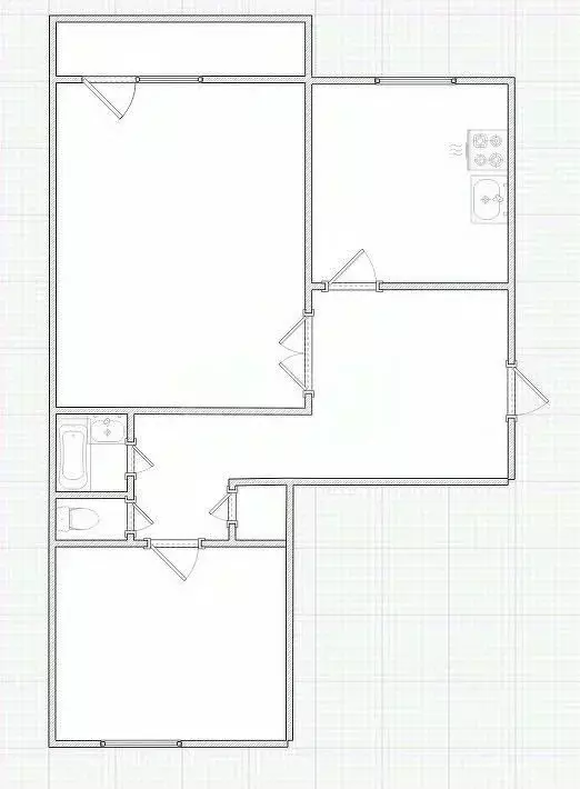 2-к кв. Ивановская область, Приволжск ул. Фурманова, 16 (52.8 м) - Фото 2