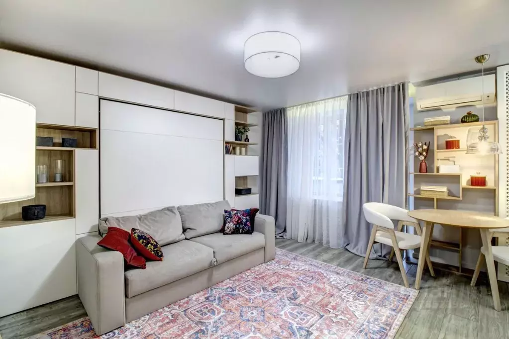 Студия Москва ул. Плющиха, 33 (30.0 м) - Фото 1