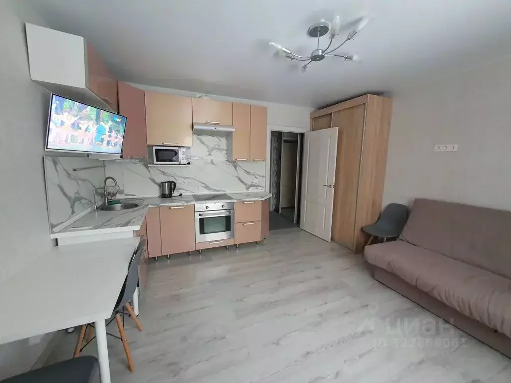 Студия Московская область, Домодедово Южный мкр, ул. Курыжова, 32 ... - Фото 1