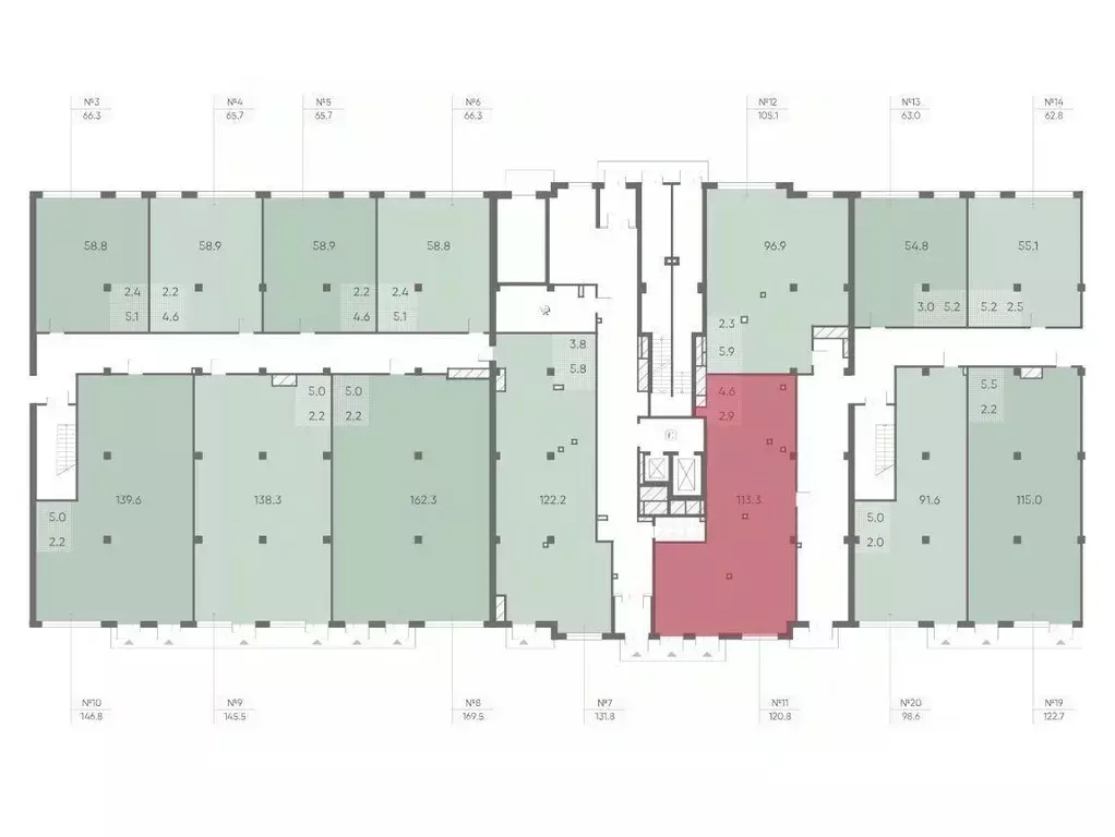 Офис в Санкт-Петербург Партизанская ул., 5 (121 м) - Фото 2