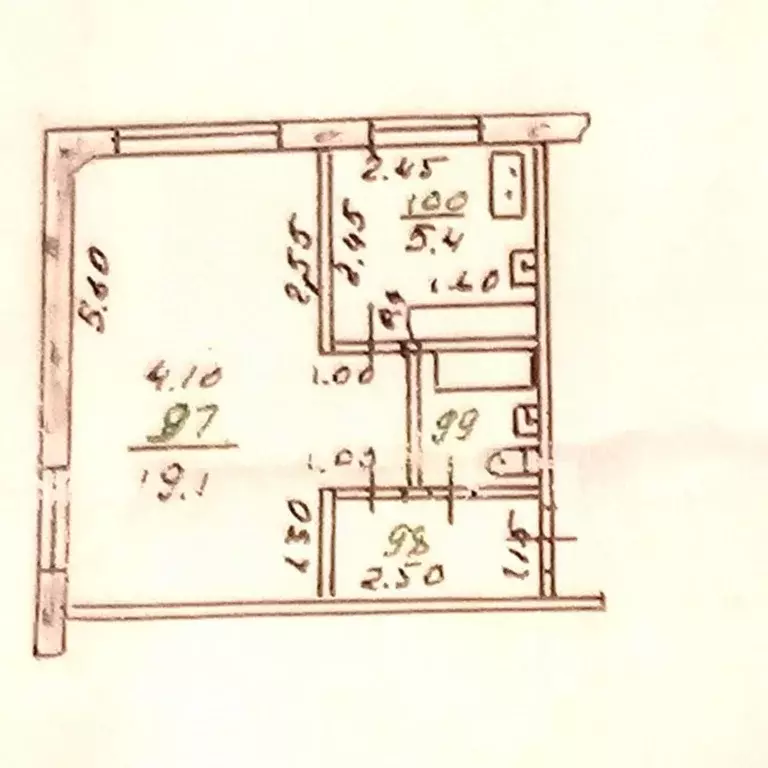 1-к кв. орловская область, орел ул. маринченко, 12 (30.3 м) - Фото 1