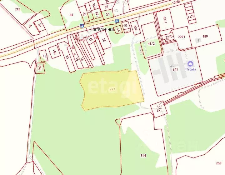 Участок в Тульская область, Тула городской округ, д. Натальинка  ... - Фото 1
