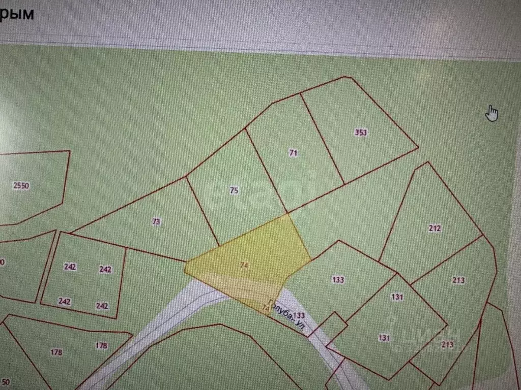 Участок в Крым, Ялта муниципальный округ, Симеиз пгт ул. Голубая (35.0 ... - Фото 2