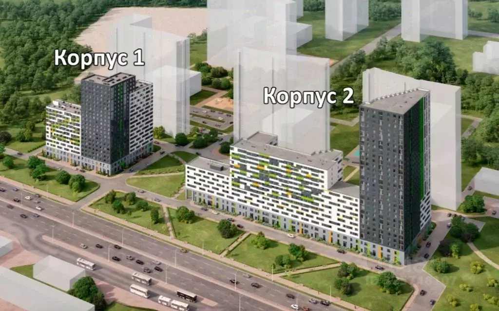 Студия Санкт-Петербург Витебский просп., 99к1 (25.46 м) - Фото 2