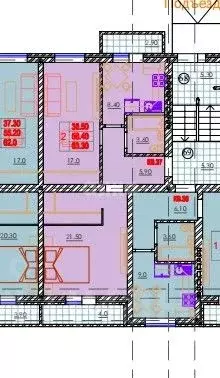 2-к кв. Краснодарский край, Кореновск ул. Таманская, 3к2 (55.6 м) - Фото 2