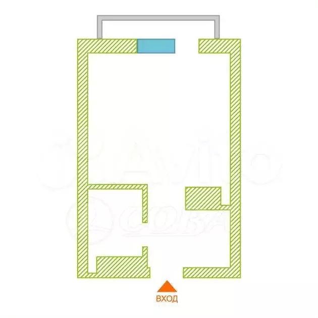 Квартира-студия, 25 м, 6/17 эт. - Фото 0