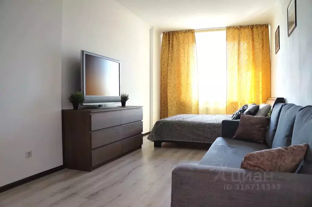 1-к кв. Санкт-Петербург наб. Реки Смоленки, 3к2 (45.0 м) - Фото 0