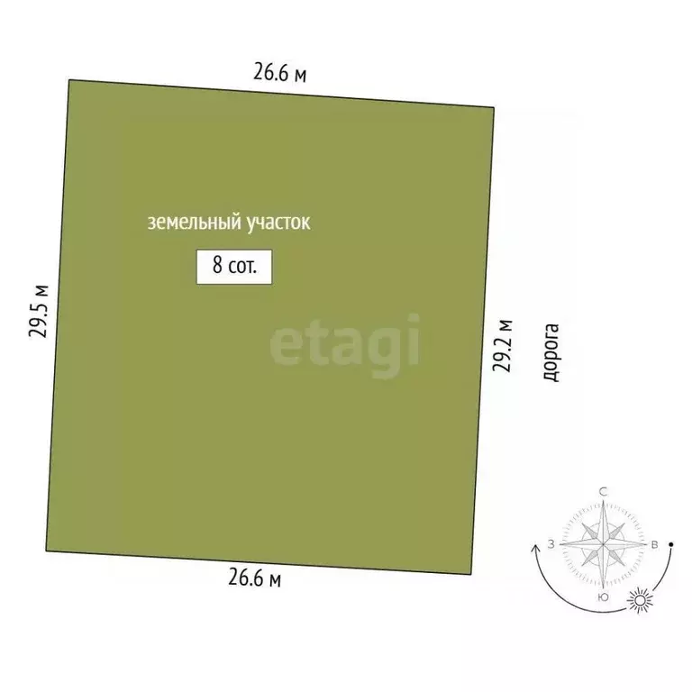 Участок в Тюменская область, Тюмень  (8.0 сот.) - Фото 2