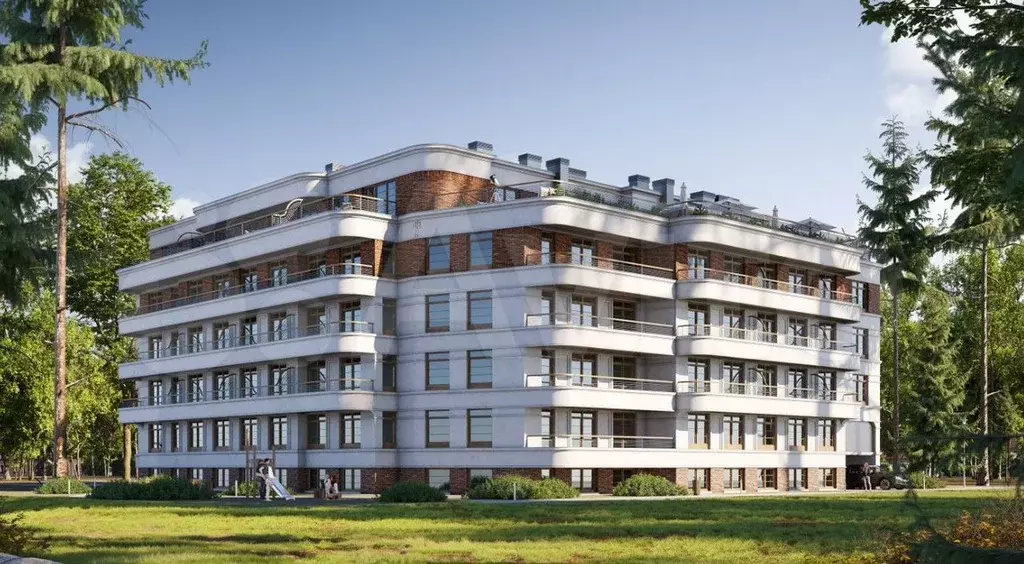 1-к. квартира, 44,8 м, 1/4 эт. - Фото 0