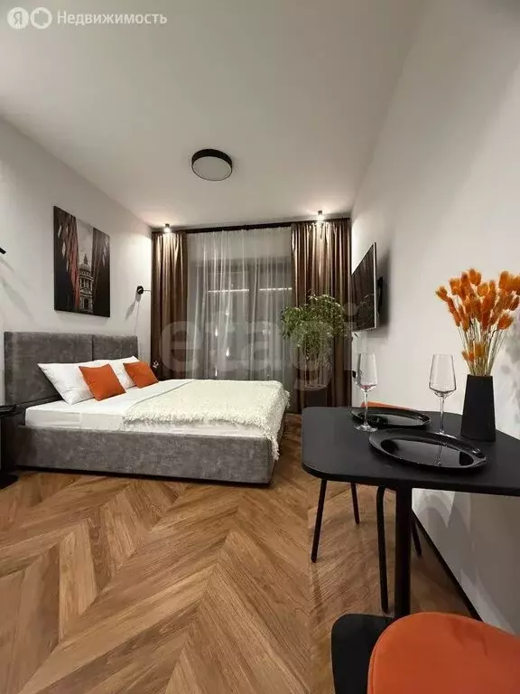 Квартира-студия: Санкт-Петербург, набережная Макарова, 58 (20.4 м) - Фото 1