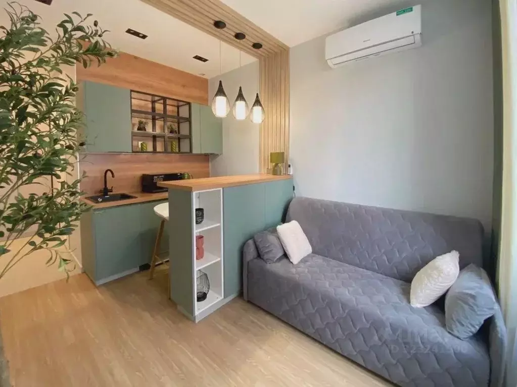 Студия Москва ул. Ивана Франко, 6 (30.0 м) - Фото 2