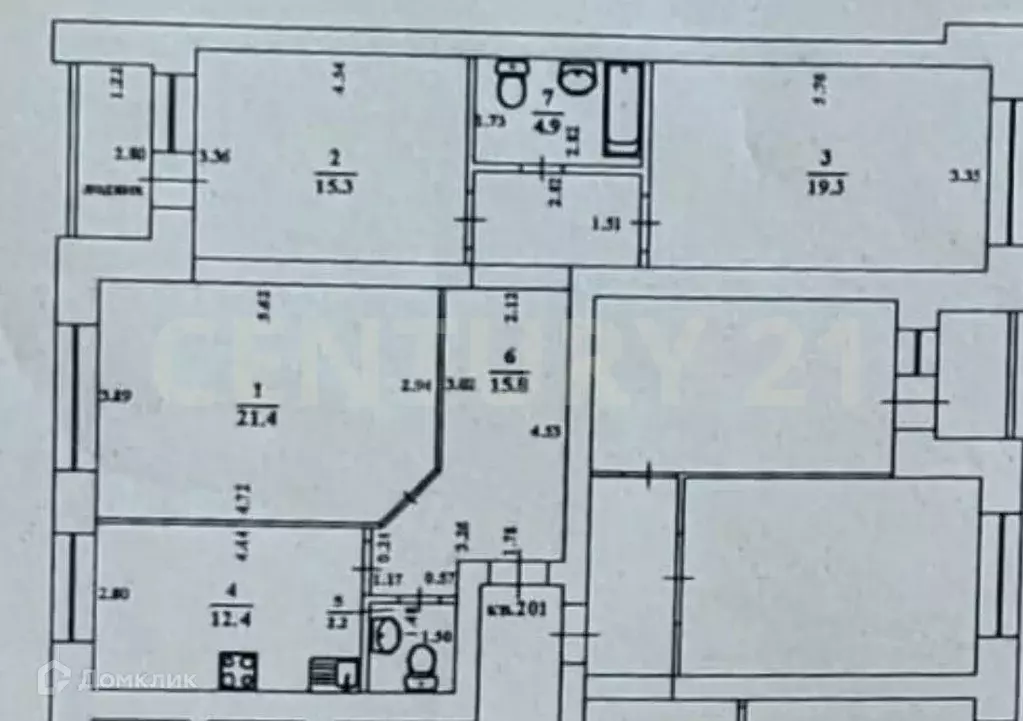 Продаётся 3-к квартира, 91.3 м - Фото 1