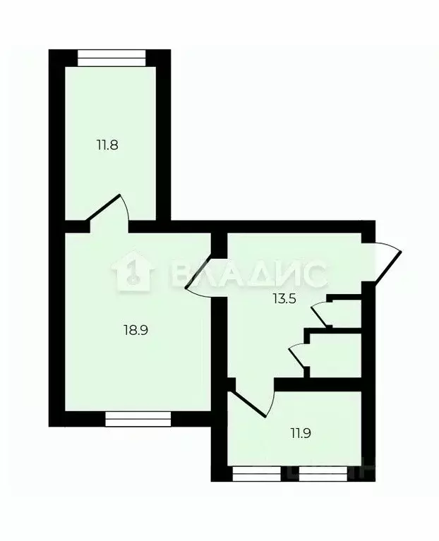 2-к кв. Ленинградская область, Сертолово Всеволожский район, ... - Фото 2