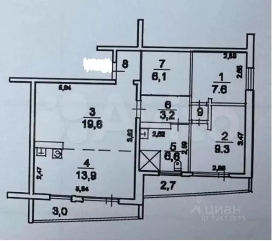 3-к кв. Карелия, Петрозаводск ул. Варламова, 37 (69.6 м) - Фото 1