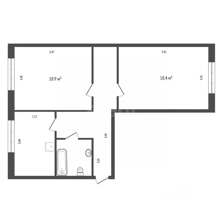 2-к кв. Красноярский край, Красноярск ул. 26 Бакинских Комиссаров, 36а ... - Фото 2