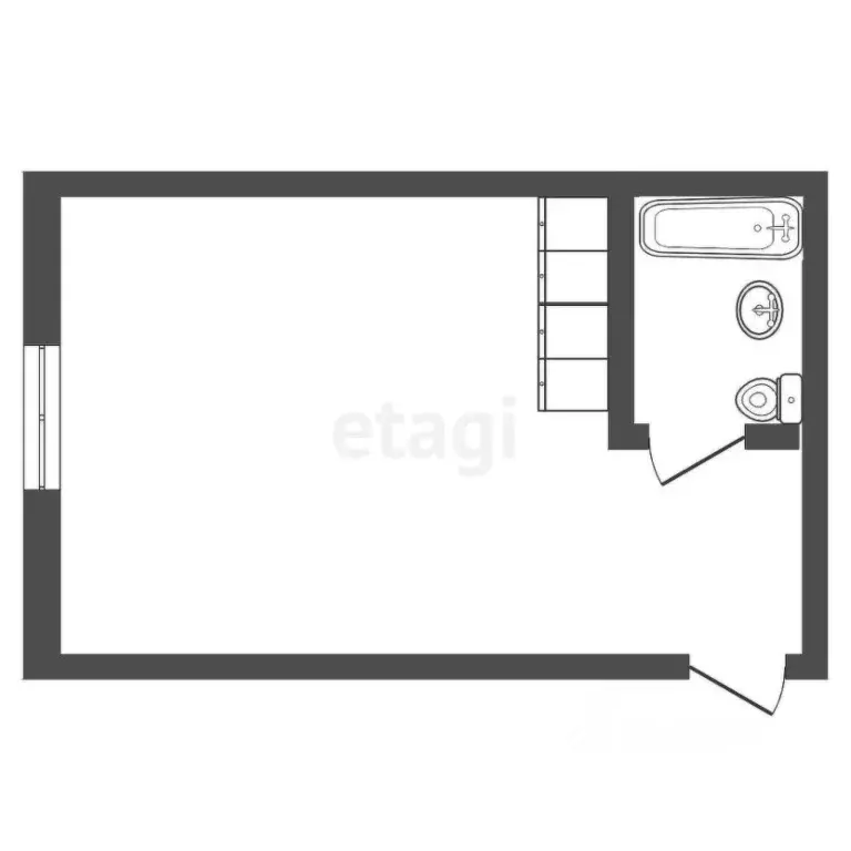 Комната Татарстан, Нижнекамск ул. 30 лет Победы, 4 (18.0 м) - Фото 2