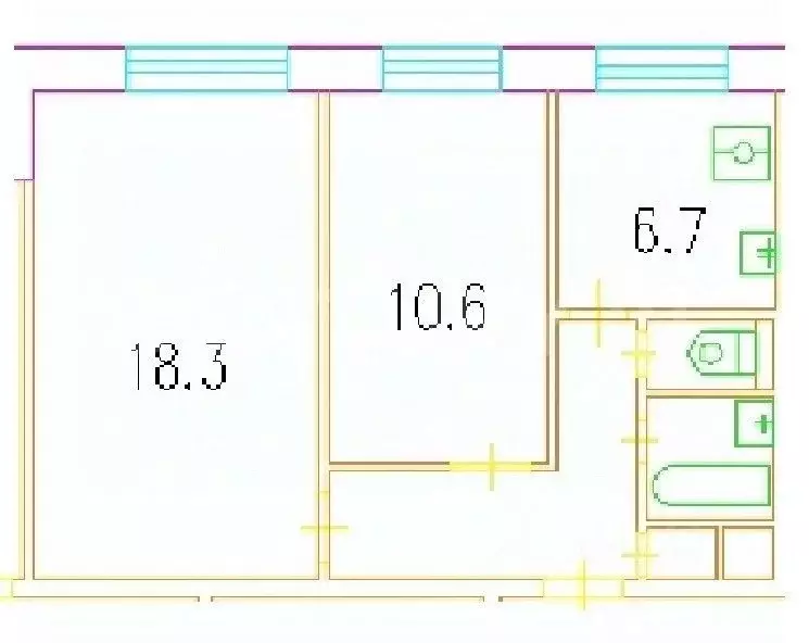 2-к кв. Москва Миклухо-Маклая ул., 51К2 (45.1 м) - Фото 1