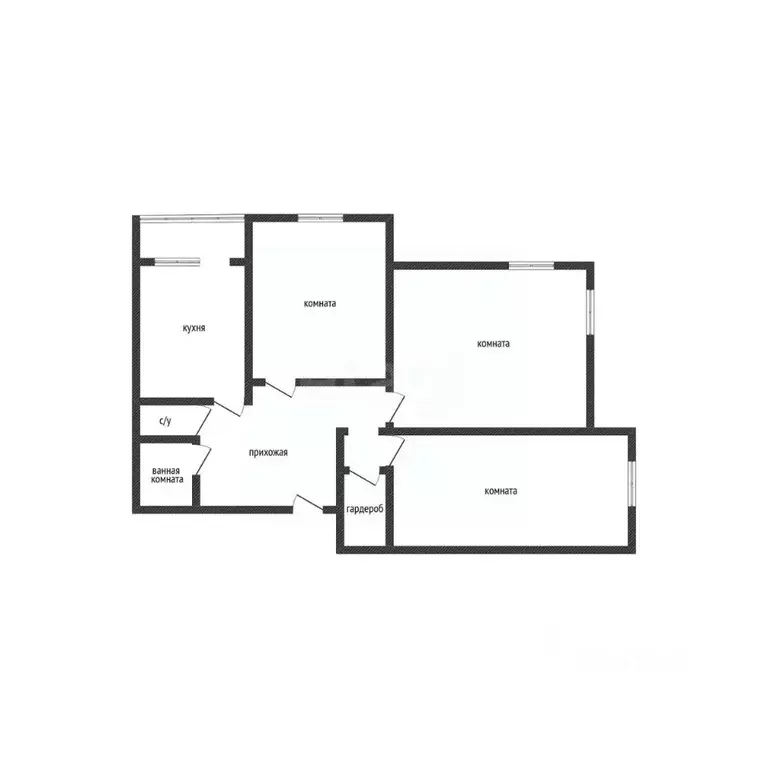 3-к кв. Белгородская область, Строитель Яковлевский городской округ, ... - Фото 2