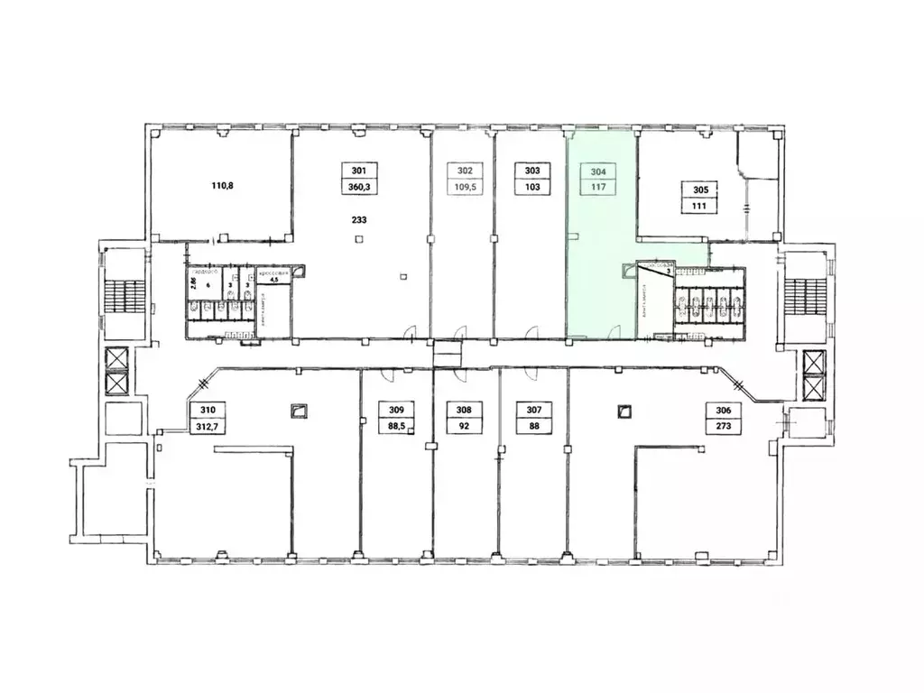 Офис в Москва ул. Ибрагимова, 31к47 (115 м) - Фото 2