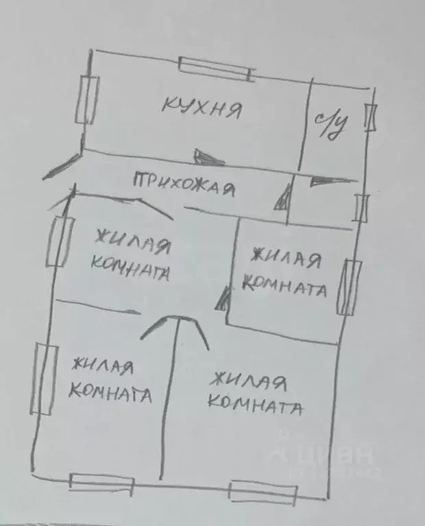 Дом в Краснодарский край, Ейский район, Должанская ст-ца  (70 м) - Фото 1