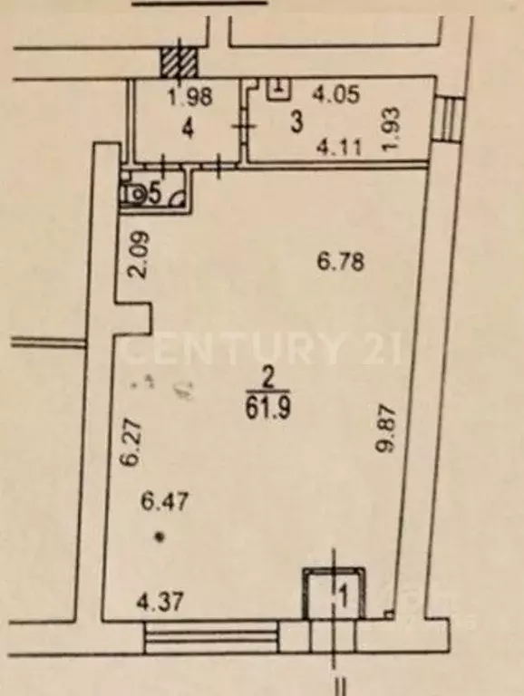 Помещение свободного назначения в Москва ул. Фридриха Энгельса, 23С1 ... - Фото 1