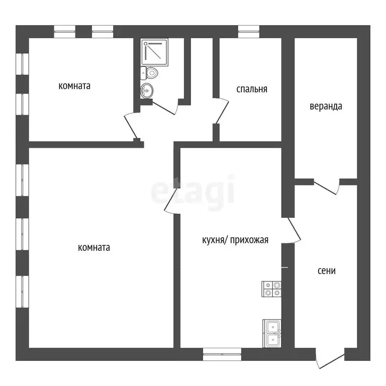 Дом, 56.9 м - Фото 0