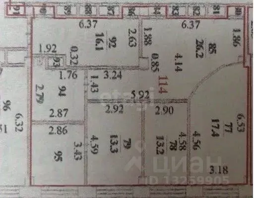 Офис в Липецкая область, Липецк пл. Петра Великого, 5 (105 м) - Фото 1