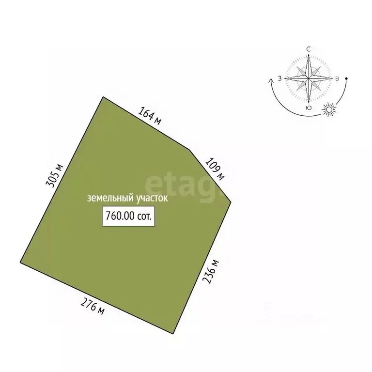 Участок в Амурская область, Благовещенск пос. Аэропорт,  (760.0 сот.) - Фото 2