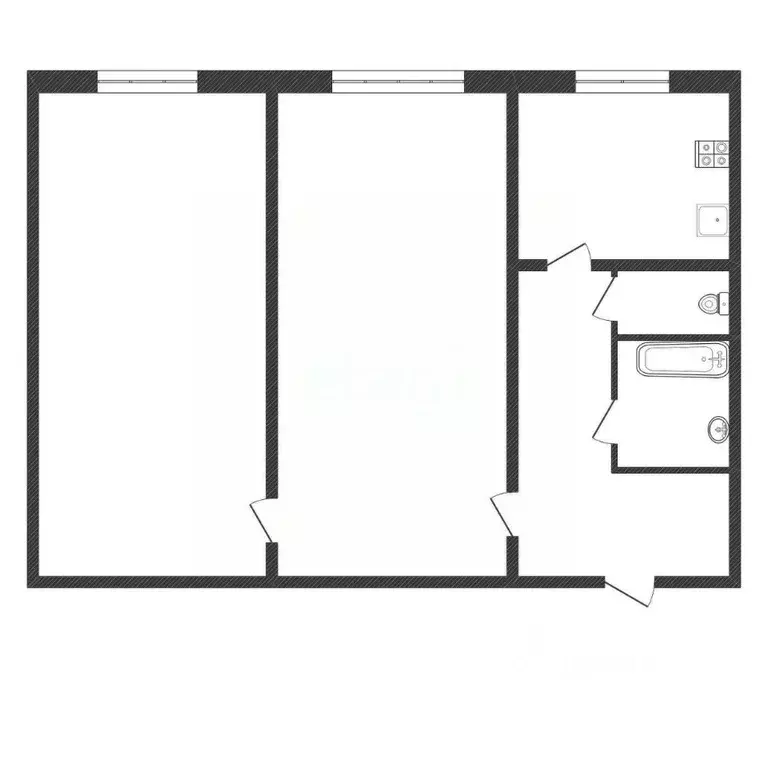 2-к кв. Калужская область, Обнинск Треугольная пл., 6 (49.1 м) - Фото 2