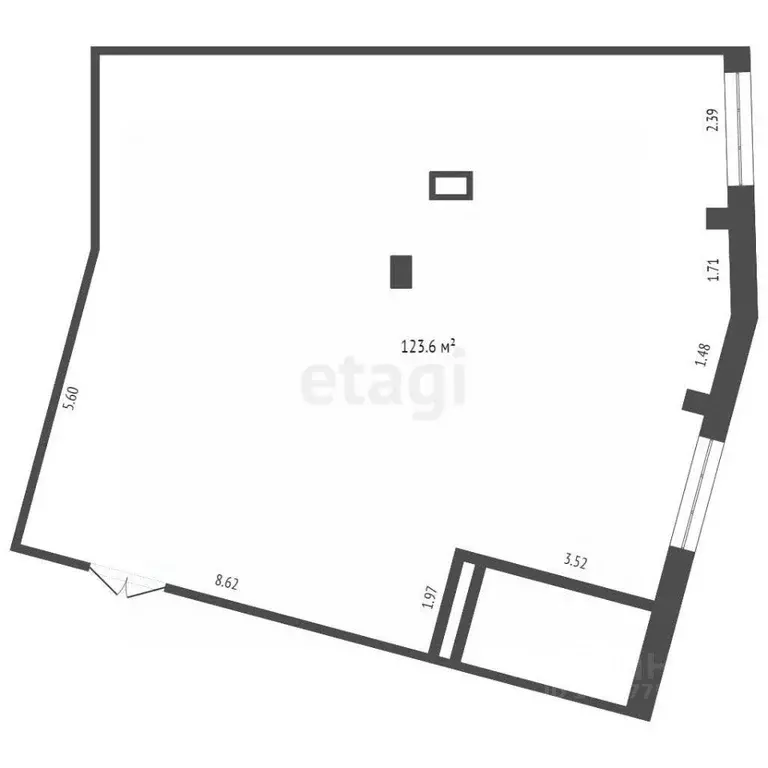 Торговая площадь в Саха (Якутия), Якутск ул. Губина, 5/2 (124 м) - Фото 1