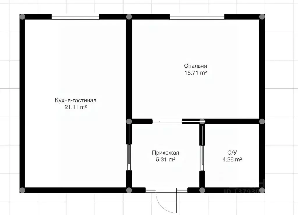 1-к кв. Кабардино-Балкария, Нальчик ул. Героя России Т.М. Тамазова ... - Фото 1