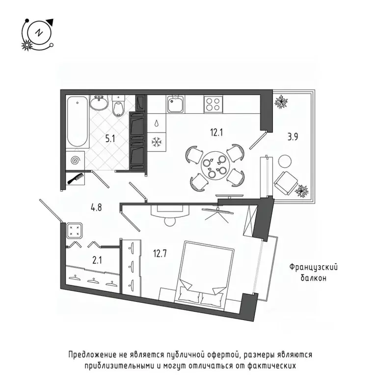 1-к кв. Санкт-Петербург Черниговская ул., 17 (38.2 м) - Фото 0
