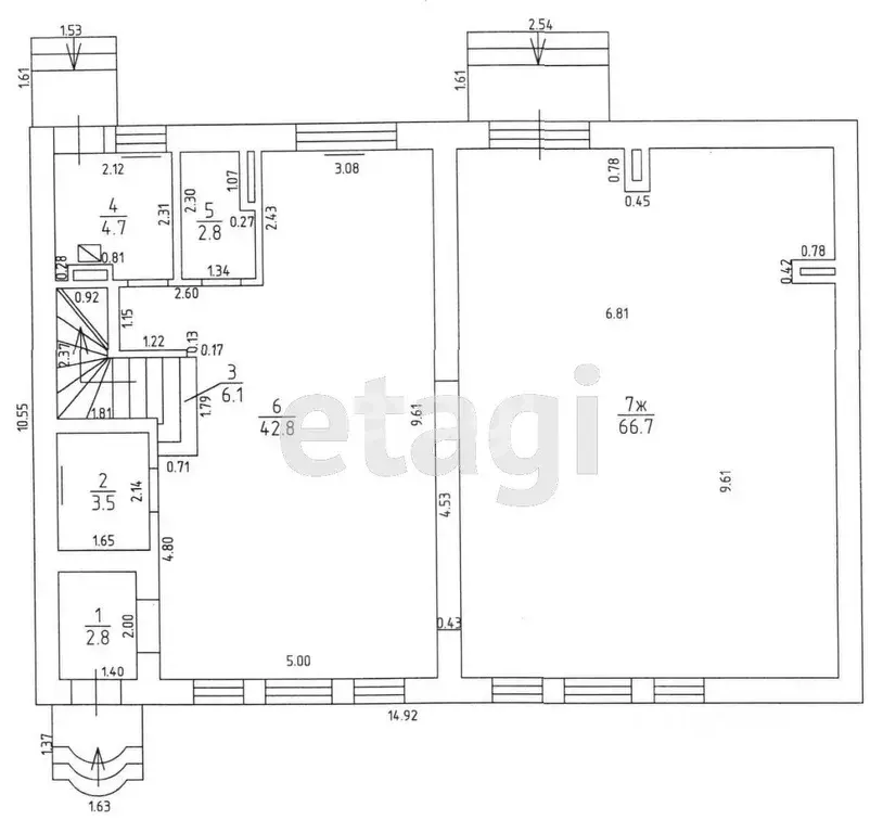 Дом в Калининградская область, Зеленоградский муниципальный округ, ... - Фото 2