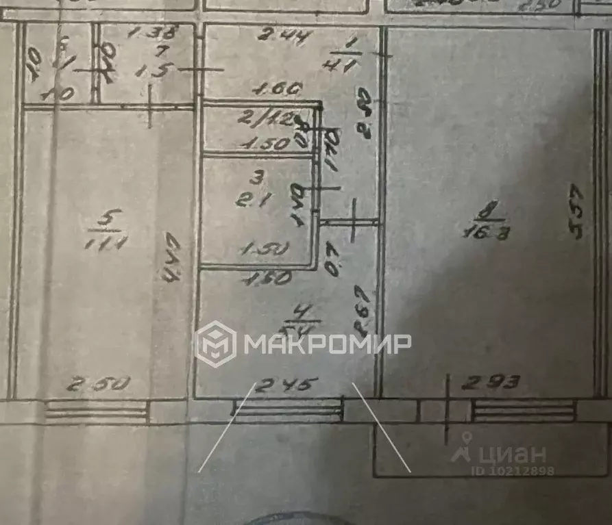 2-к кв. Брянская область, Брянск ул. Костычева, 47 (42.8 м) - Фото 2