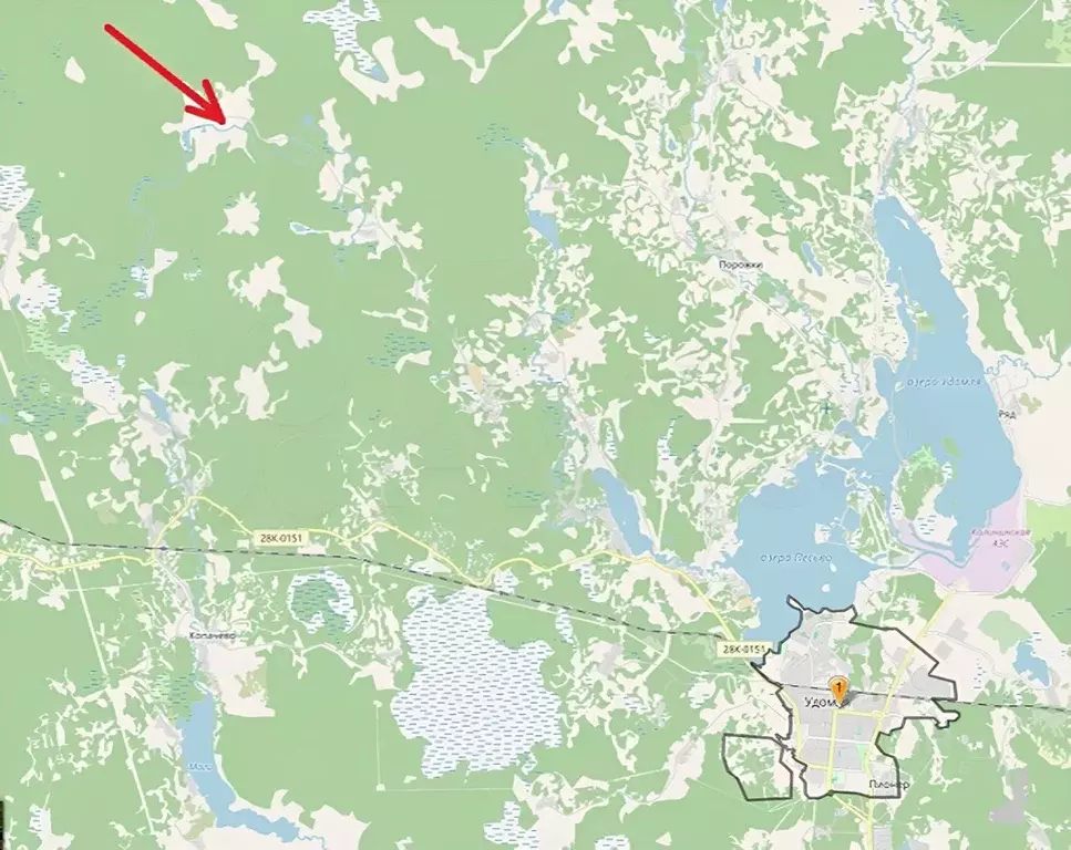 Участок в Тверская область, Удомельский муниципальный округ, д. ... - Фото 1