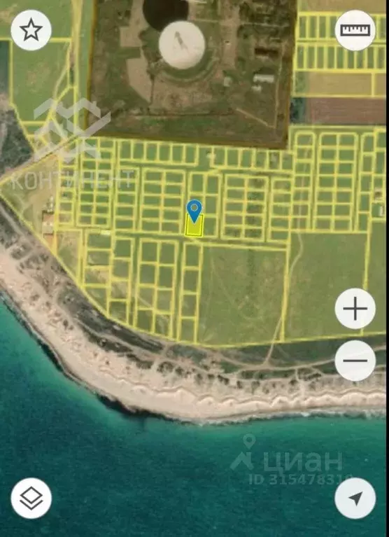 Участок в Крым, Сакский район, с. Молочное  (6.0 сот.) - Фото 2