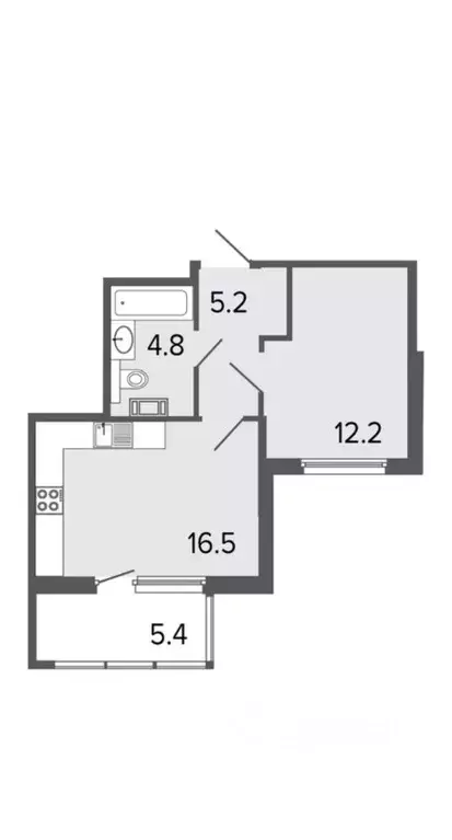 1-к кв. Санкт-Петербург 12-я Красноармейская ул., 26 (39.0 м) - Фото 1