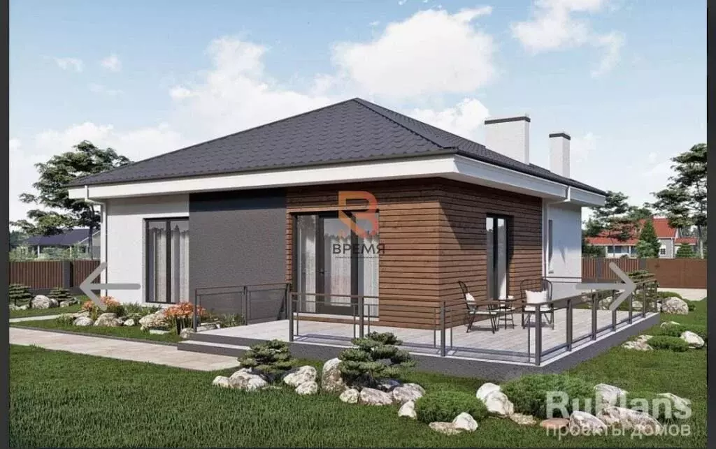 Дом в Севастополь с. Осипенко, пер. Багряный (106 м) - Фото 1