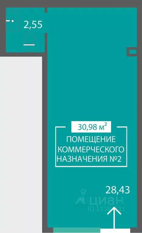 Помещение свободного назначения в Крым, Симферополь Розмарин жилой ... - Фото 1