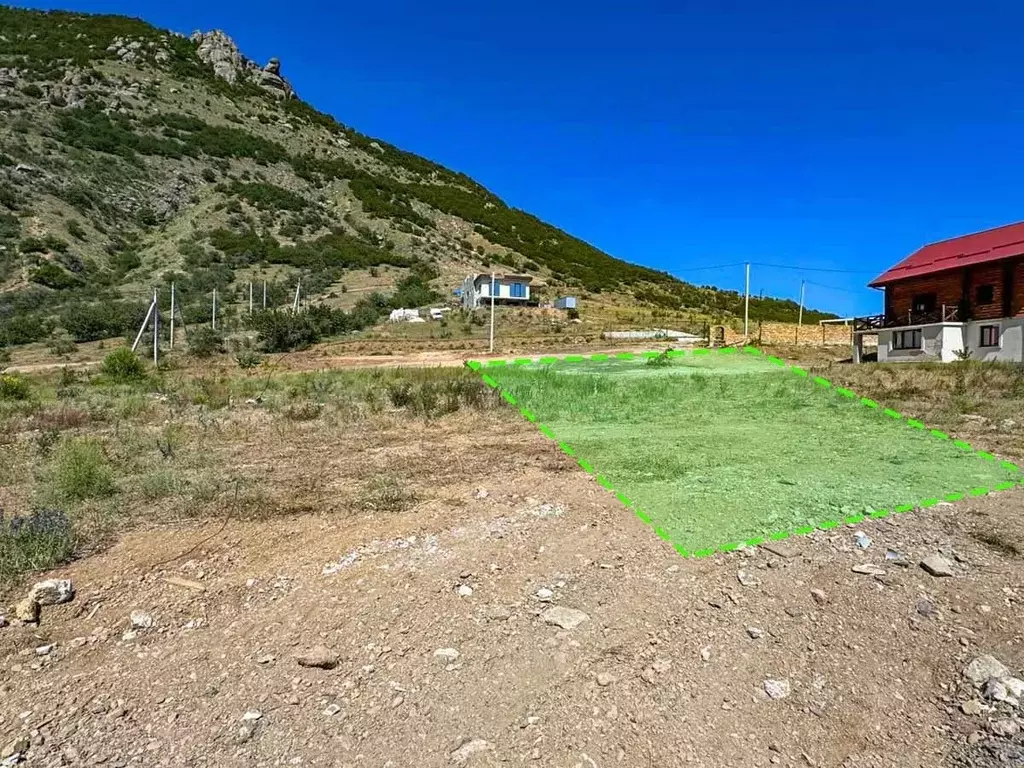 Участок в Крым, Алушта муниципальный округ, с. Лучистое ул. Смешная ... - Фото 2