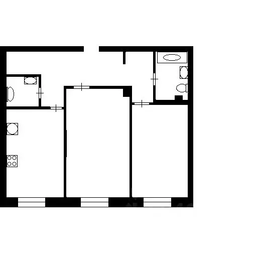 2-к кв. Санкт-Петербург Петровский просп., 2с2 (75.0 м) - Фото 1