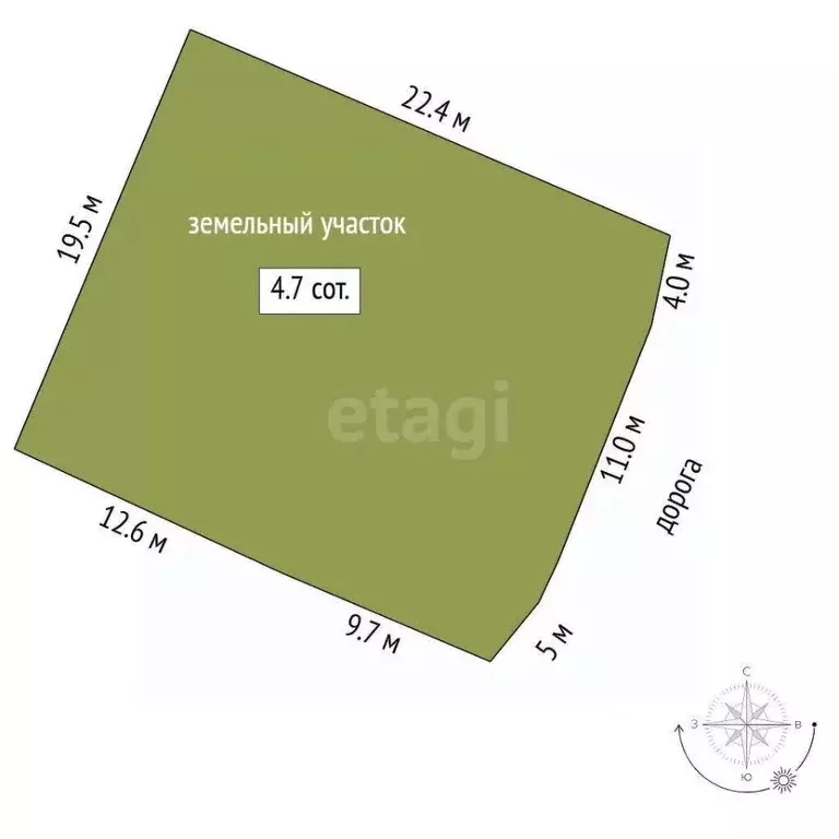 Участок в Тюменская область, Тюмень Домостроитель СНТ, ул. Гвоздика, ... - Фото 2