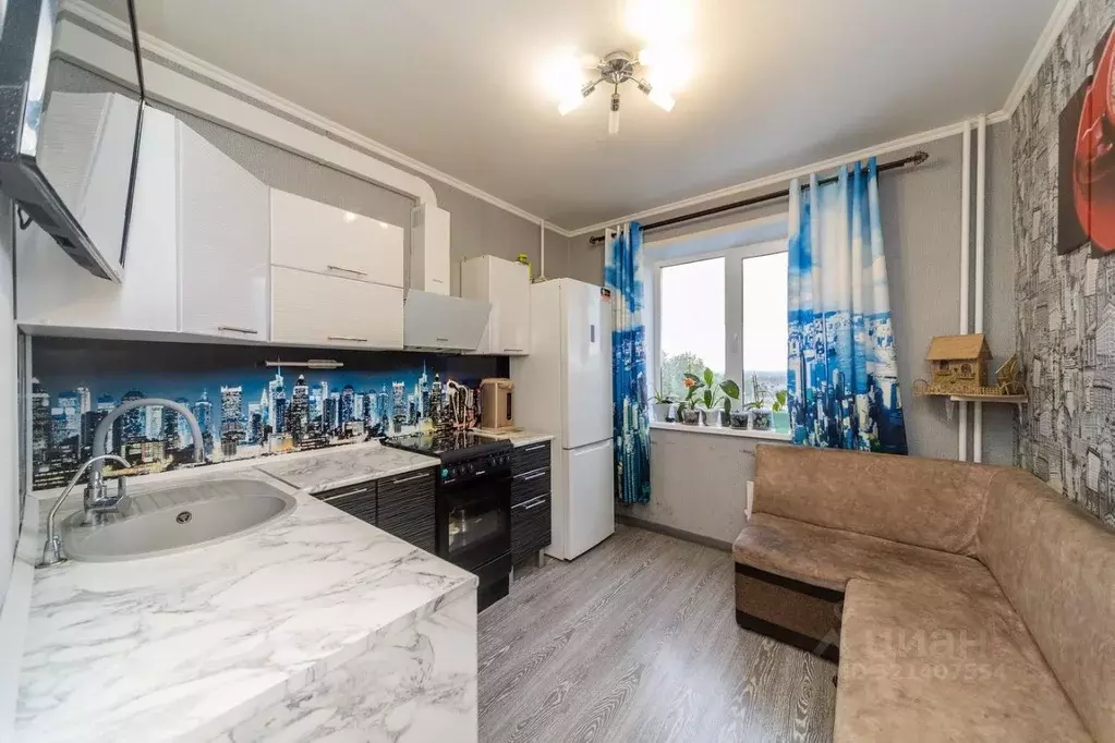 1-к кв. Пермский край, Пермь ул. Кабельщиков, 101 (34.2 м) - Фото 1